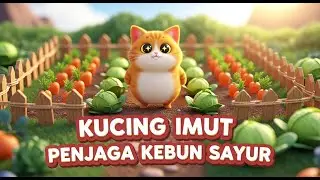 Kucing Imut Penjaga Kebun Sayur 🐱🥕 | Dongeng Anak Sebelum Tidur | Dunia Dongeng Kita