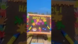 holi celebrations decoration #holi #decoration #celebration #colourfestival #decorationideas #shorts