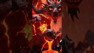 Melting Dragon Egg ASMR &ndash; Baby Dragon Awakens Under Mother&rsquo;s Watch  Ultra Realistic Fantasy #viral