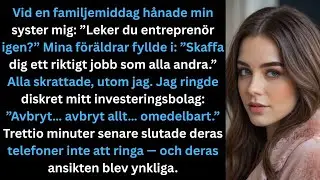 På en familjemiddag retade min syster mig: “Spelar du entreprenör igen?” Alla skrattade, så jag…
