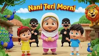Nani Teri Morni 🦚 | Popular Kids Rhyme | Hindi/Urdu Nursery Song | 3D Animatio