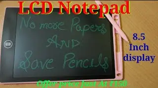 LCD Writing Tablet 8.5 inch , E-notepad  | Paperless electronic digital board