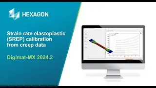 Strain rate elastoplastic calibration from creep data