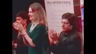 Singer Jawad Ahmad and American women Enjoyed a concert at Nusrat Fateh Auditorium faisalabad