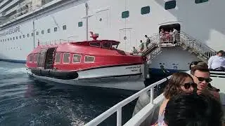 NCL Escape tendering into Cannes France. June 15, 2024