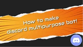 How to make a discord multipurpose bot with mongodb / چۆنیەتی دروستکردنی بۆتی فول کۆماند