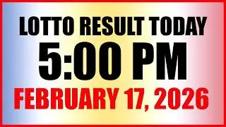 Lotto Result Today 5pm Draw February 17, 2026 Swertres EZ2 PCSO
