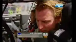 WRC - Interview with Kimi Raikkonen after Jordan Rally 2010 - Day 3