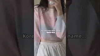 Korean tops with name..✨🌷 #shorts #raraxthetic #korean #fashion