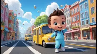 Fix the Broken Bus | Fun Repair Adventure & Happy Vehicle Learning for Kids | English