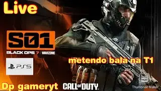 CALL OF DUTY WARZONE BLACK OPS 7 - LIVE - SEASON 1  JOGANDO COM A GALERA- PS5 -  BR E RESSURGENCIA