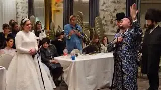 Lipa Schmeltzer Dances Mitzvah Tantz At His Oldest Son Moshe Yosef’s Wedding - ליפא בריקוד מצוה טאנץ