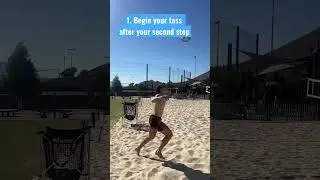 How to jump serve in volleyball🏐 #howto #shorts #volleyball  #sports