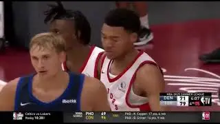 2024 NBA SUMMER LEAGUE NUGGETS VS RAPTORS STRAWTHER SHOWS OUT