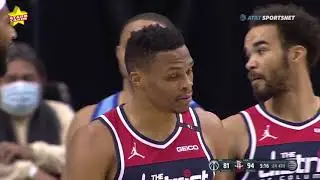 Russell Westbrook and John Wall engage in heated trash talk and get slapped with a double technical