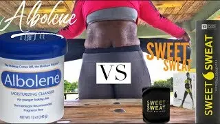 LOSE WATER WEIGHT FAST! Albolene VS. Sweet Sweat! Which is BETTER?