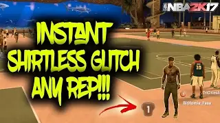 NBA 2K17 HOLY S*** SHIRTLESS/ANIMATION GLITCH!!!!!!!!!!!!!!