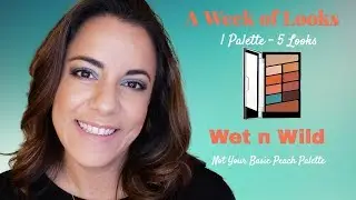 Wet and Wild Not Your Basic Peach Palette | Get Ready With Me | 1 Palette 5 Looks