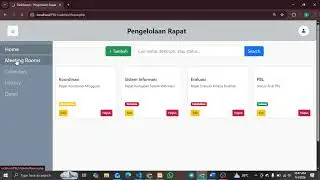 Demo WEB Pengelolaan Rapat