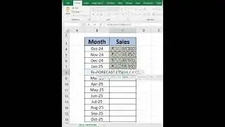 📊 Forecast sales in seconds! #shorts #trending #viral #excel #tips #tricks #youtubeshorts #trend