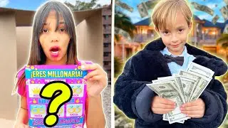 BARBIE POBRE VS KEN RICO 📦💸 &iquest;Qui&eacute;n ganar&aacute; el reto?