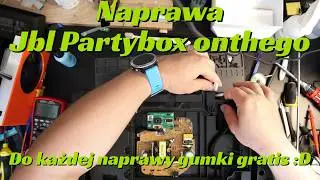 JBL Partybox OnTheGo – Nie włącza się? Zobacz to! (Gumeczki antypoślizgowe gratis do każdej naprawy)