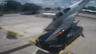 Plane spins, drops from the sky