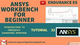 ANSYS| FREQUENCY RESPONSE| HARMONIC RESPONSE| MODAL ANALYSIS| VIBRATION| TUTORIAL 32