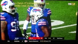 Tarik Cohen #29 36yd punt return going backwards then forward Bears/Bills Jordan Howard #24 td