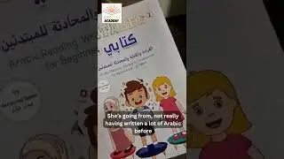 In a minute, what her daughter liked about the online Arabic course