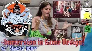Sarah Shipp - Immersion in Board Game Design Presentation | ATx Protospiel 25