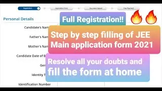 Step by Step JEE MAIN 2021 Registration form filling | BRO GURU! |