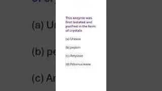 #csirnet #gate #jrf #icmr #icar #biology #lifescience #neet #enzymes #barc #biotechnology