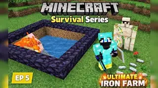Ab Kabhi Iron Khatam Nahi Hoga 😱 | Iron Farm in Minecraft | EP-5