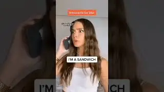 I'm a sandwich...🥪 #sarcasm #shorts #sarcastic #viral | HeyYou |