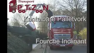 Palfinger Kantelbare palletvork - Transport Poot & Zoon