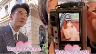 Suami Setia Menunggu istri kecil shooting|Miemie yulong🌸#于龙怕热 #于龙怕热杨咩咩 #yulong #meimei