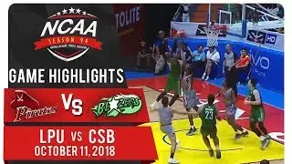 NCAA 94 MB: LPU vs. CSB | Game Highlights | October 11, 2018