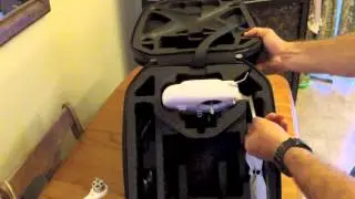 Phantom 3 hardshell backpack modified for Phantom 2