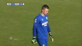 Mooie reddingen van keeper Martin Hansen