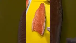 salmon cutting 🐟🐠🐟#dailyvlog #dailyfishing #fishselling #damfishing #seafishing #fishcutting