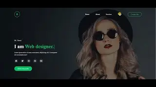 How To Create Responsive Personal Website Using HTML and CSS | Portfolio Website