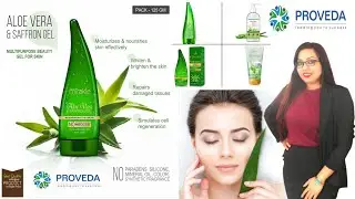 Proveda aloe vera Saffron gel by Parul Dubey product training in parveda