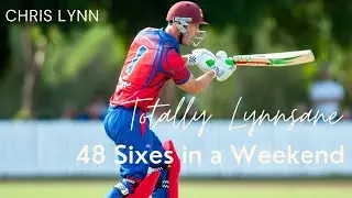 TOTALLY LYNNSANE!!! Watch Chris Lynn Belt 48 Sixes in Club Cricket (Power Hitting)