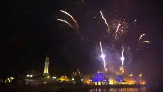 Vuurwerk vanaf Fata Morgana Oud/nieuw 2017/2018 @Efteling
