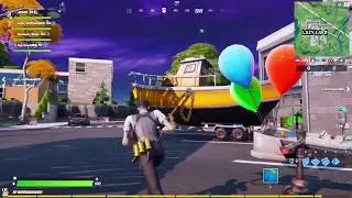 Fortnite - Collect Floating Rings At Lazy Lake