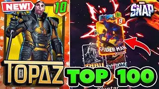 THIS TOP 100 TOPAZ DECK IS ABSURD! Insane Spider Man 2099 Combos! | Marvel Snap