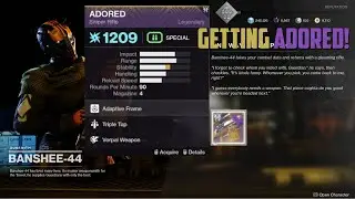 Destiny 2: Beyond Light: Getting Adored + Shader Showcase!