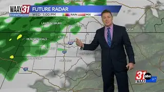 Tracking midweek rain and a possible weekend winter storm for north Alabama