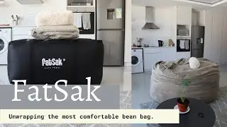 FatSak Bean Bag Unboxing | 33 Kg of Upcycled, Shredded, Memory Foam Flakes | Pure Comfort | Vetsak
